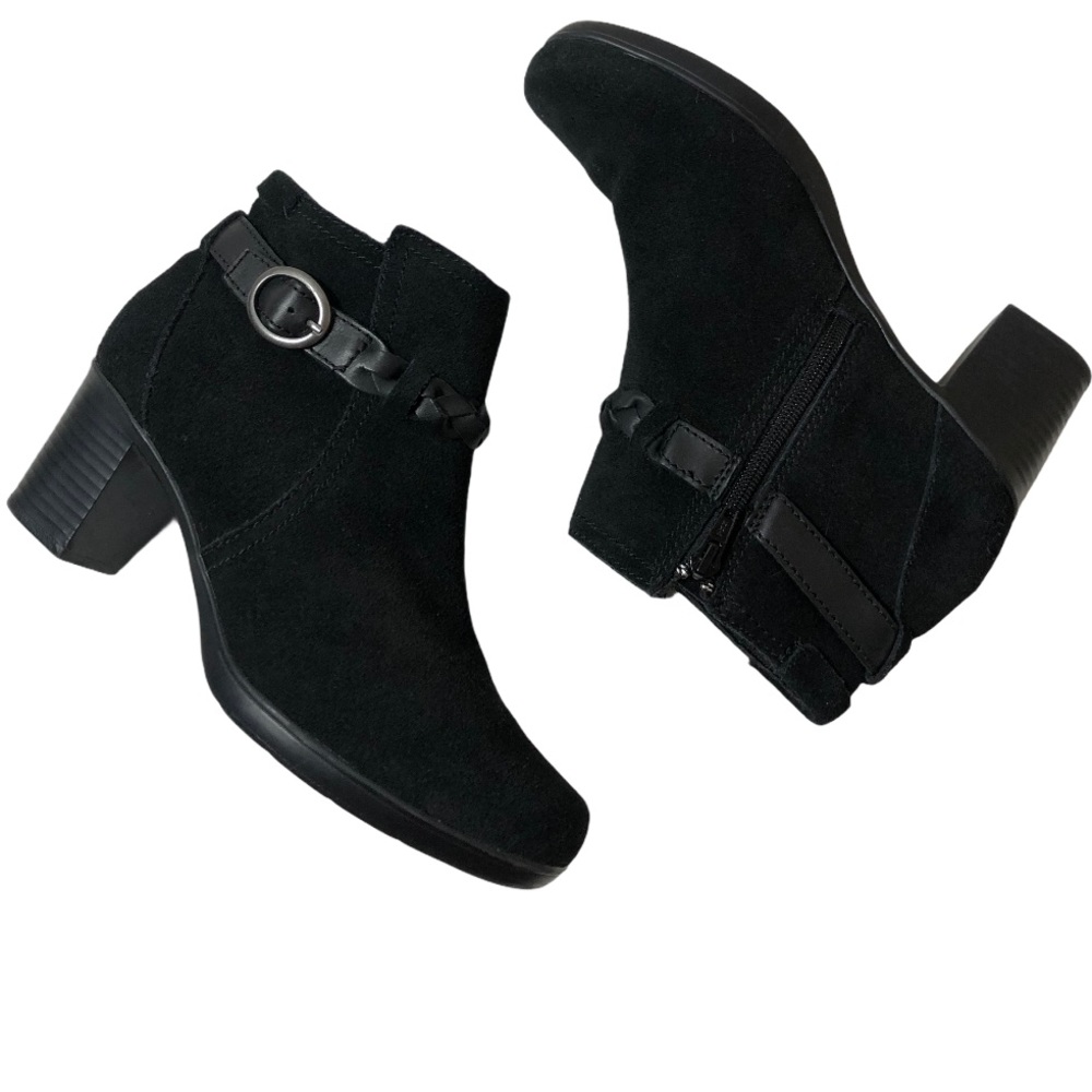 Clarks Black Booties